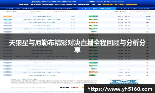 天狼星与厄勒布精彩对决直播全程回顾与分析分享